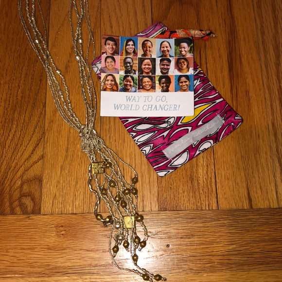 Noonday Collection Jewelry - Noonday Ready or Knot Two-Tone Necklace—Ethophia